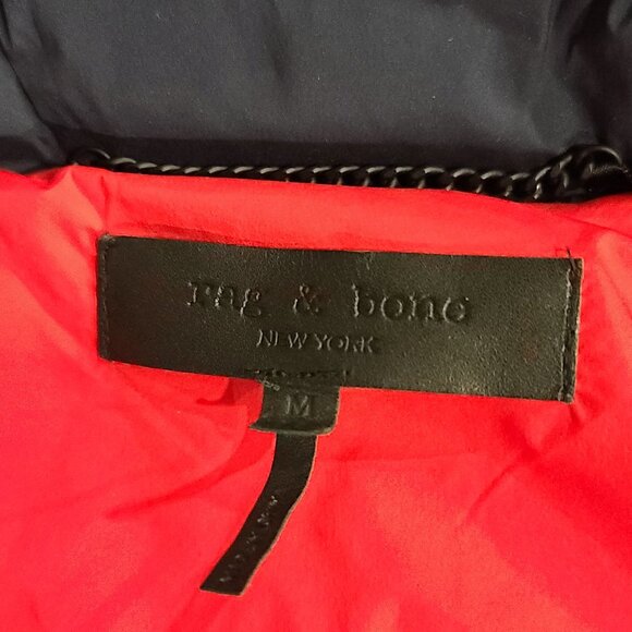 Rag & Bone Down Filled Hooded Puffer Jacket - Picture 10 of 11